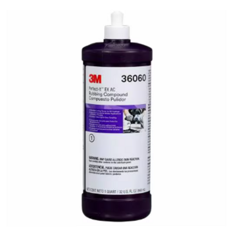 3m Perfect It Ex Ac Rubbing Compound 36060 Quart