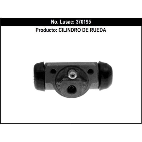 Cilindro De Rueda Trasero 370142 LUSAC | Autopartes