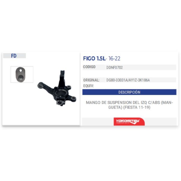 Mango De Suspensión Del/Izq C/ABS DDNF0702 YOKOMITSU | Autopartes