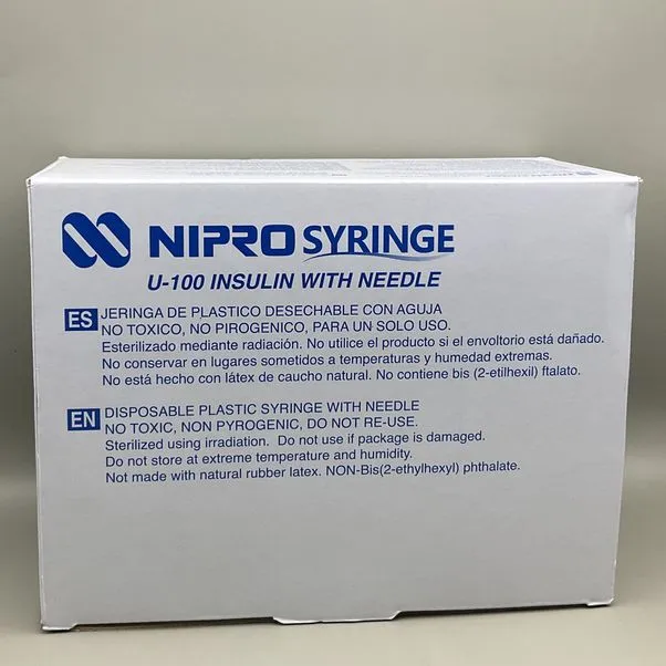 Jeringa para insulina Nypro