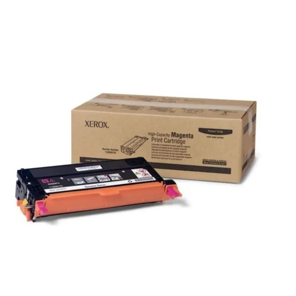 Toner xerox magenta alta cap 6k phaser 6180