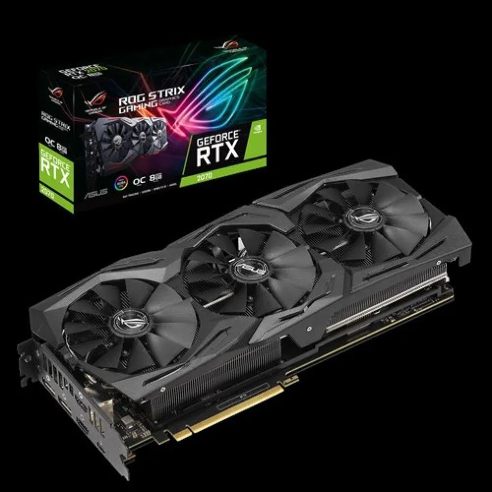 Tarjeta de Video ASUS ROG-STRIX-RTX2070-O8G-GAMING NVIDIA-GeForce
