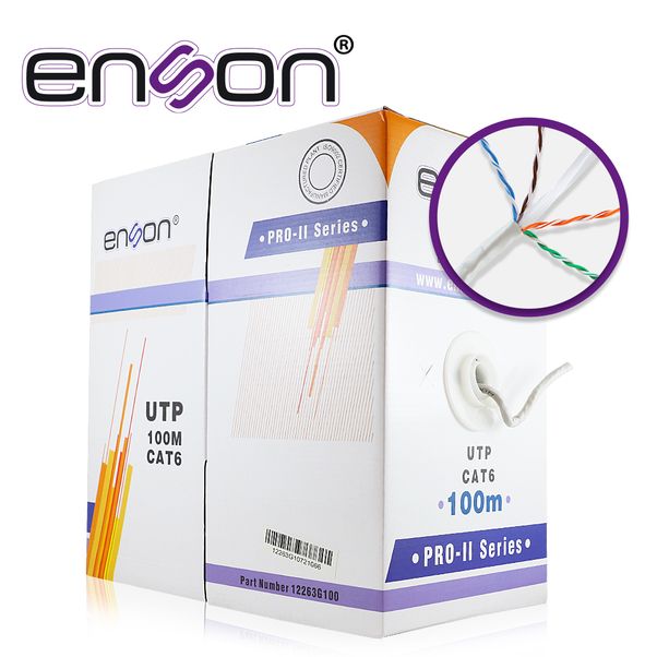 ENSON 12263G100 - Cable Utp Cat6 100% Cobre Bobina De 100 Metros Uso ...