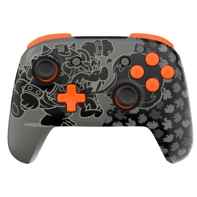 Control Turtle Beach Rematch Blackout Bowser 500-253-Bkbw Conectividad Inalámbrica Interfaz Usb-C Alcance Inalámbrico 9 M Compatible Con Nintendo Switch, Switch Lite Color Negro