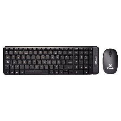 Kit de Teclado y Mouse BRobotix 6000618 Inalámbrico Bluetooth RF en Color Grafito con Alcance 10m