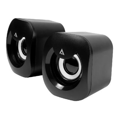 Bocinas Acteck Advanced Series AC-935272 6W Sistema 2.0 Canales Doble Vía Alámbrico