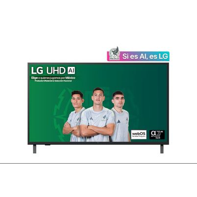 Pantalla Tv Lg Ai 43ua7500psa (43") Resolución De La Pantalla (3840x2160) Pixeles Smart Tv Tiempo De Respuesta 8 Ms Interfaz Displayport, Hdmi 4k Ultra Hd Sistema Operativo Web Os Color Negro