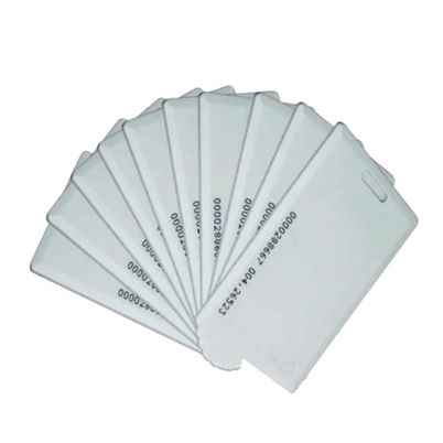 Tarjeta De Proximidad Zkteco Idcardkr2k Ranura Punch Vertical Frecuencia 125 Khz Paquete Con 10 Pieza(S) Materiales Pvc Color Blanco