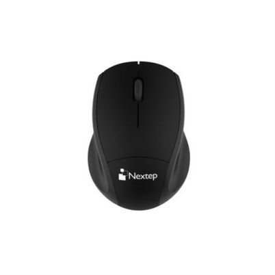 Mouse Inalámbrico Nextep NE-409MI Negro con Sensor Óptico 1200 DPI y Conectividad Bluetooth RF 2.4GHz
