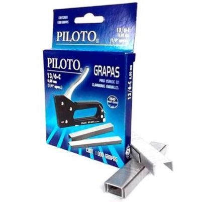Grapas Pilot 13/6-C (3/8") 6, 0 Mm Hasta 120 Hoja(S) Acero Galvanizado 1000 Pieza(S)