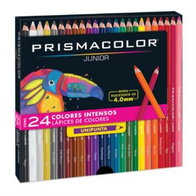 Colores Papermate Prismacolor Junior 2153020 Punta Unipunta Triangular 3, 0 Mm Colores Surtidos 24 Pieza(S)