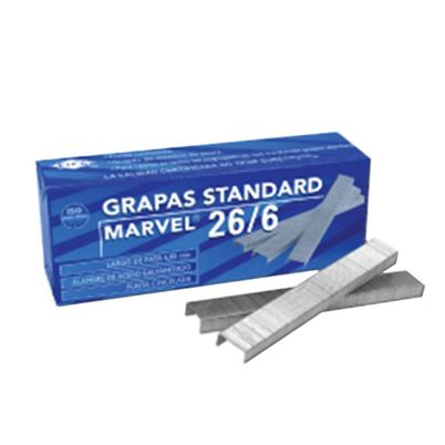 Grapas Pilot Fifa Marvel 26-6 Estandar 6, Mm Alambre Galbanizado 5000 Pieza(S)