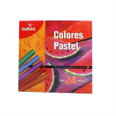 Gises Stafford Dad0501 Punta Gruesa Color Pastel Surtido(S) Estuche Con 24 Pieza(S)