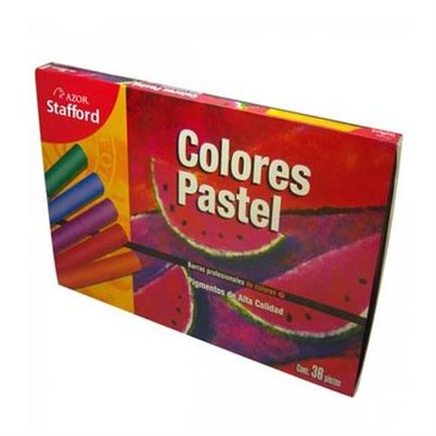 Gises Stafford Dad0502 Punta Gruesa Color Pastel Surtido(S) Estuche Con 36pieza(S)
