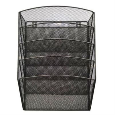 Organizador De Archivos Nextep Ne-176p5 5 Nivele(S) Malla Metalica Negro