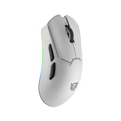 Mouse Gamer Inalámbrico Balam Rush Drift Pro MG7 en Blanco con Sensor Laser de 26.000DPI y 5 Botones Programables