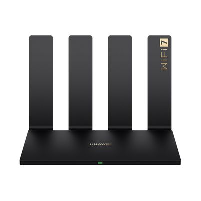 Router Huawei Wifi Be3 Pro 53030dpm Con 4 Puertos Rj-45 2, 4 Ghz Velocidad De Banda 2.4 Ghz 3600 Mbit/S 4 Antenas Externas Interfaz Gigabit Ethernet Color Negro